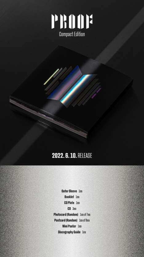 BTS (Bangtan Boys/Beyond The Scene) - Proof (Standard Edition) - 3 CDs, 1 Booklet