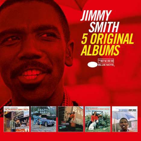 Jimmy Smith (Organ) (1928-2005) - 5 Original Albums - CDs + CDs