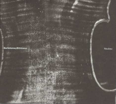 BartolomeyBittmann - Neubau - CD