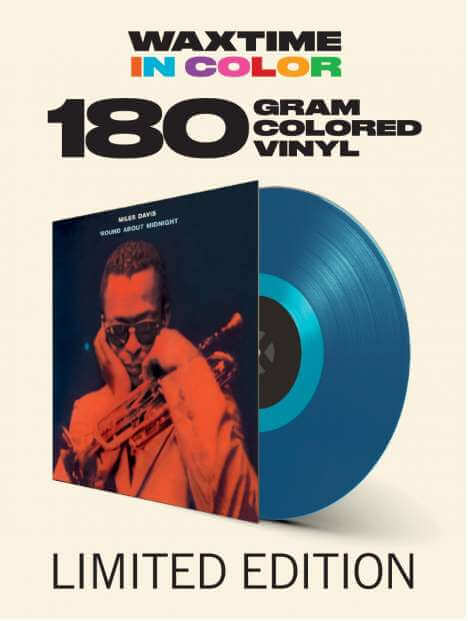 Miles Davis - Round About Midnight (180g) (Limited Edition) (Translucent Blue Vinyl) (+ 1 Bonustrack) - Vinyl LP