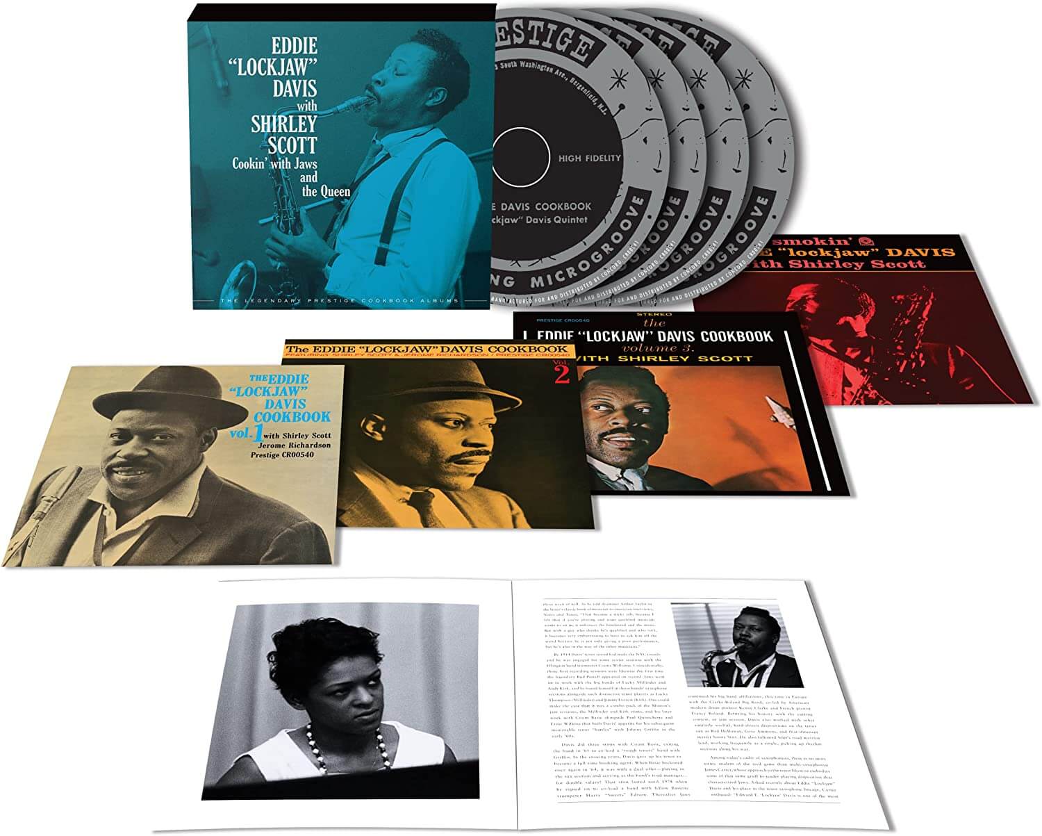 Davis Eddie "Lockjaw" - Cookin' With Jaws And The Queen - CD - Image 3