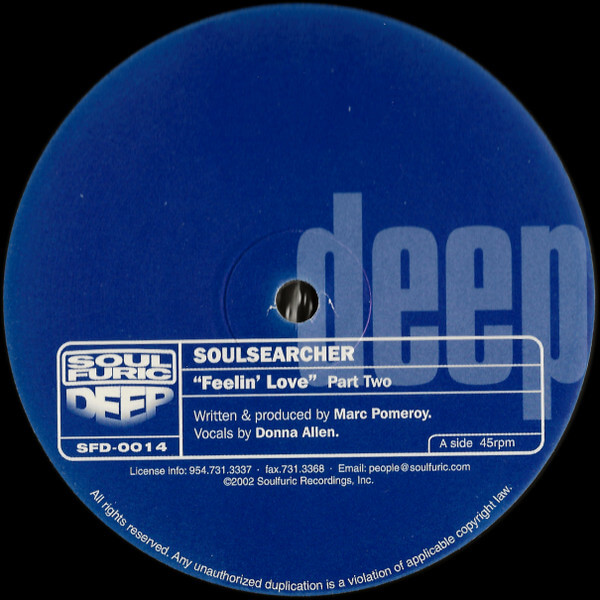 Soulsearcher – Feelin' Love (Part Two) - 12'' Vinyl