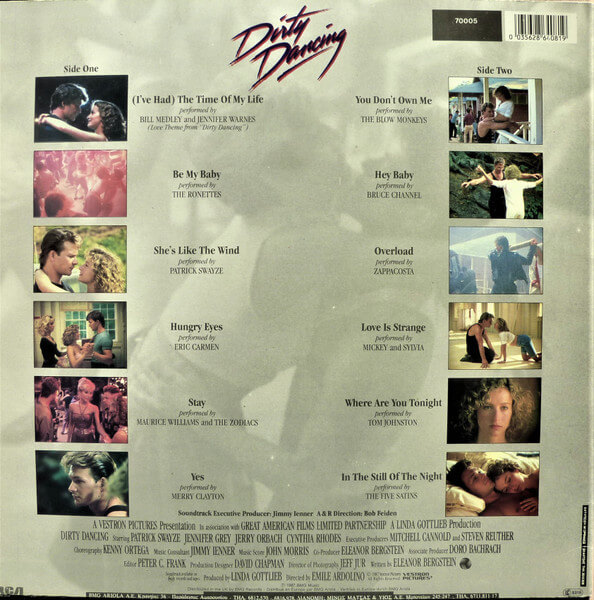 Dirty Dancing - Various - Original Soundtrack From The Vestron Motion Picture - Vinyl Lp - Image 2