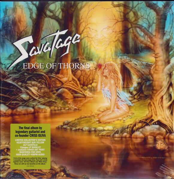 Savatage - Edge of Thorns - Sun Yellow Vinyl - Vinyl Lp