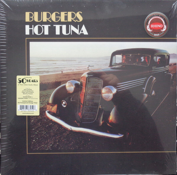 Hot Tuna – Burgers (Orange Vinyl) - Vinyl LP