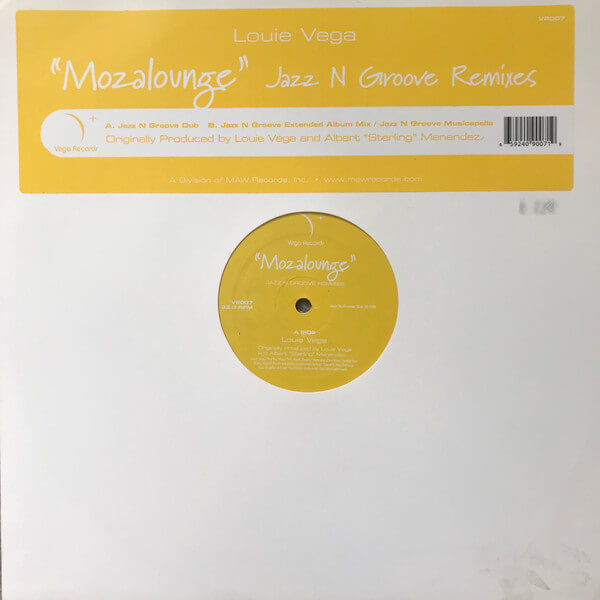Louie Vega – Mozalounge (Jazz N Groove Remixes) - 12'' Vinyl