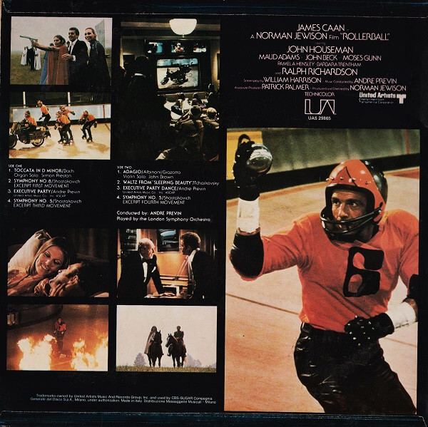 Andre Previn – Rollerball (Original Soundtrack Recording) - Vinyl Lp - Image 2