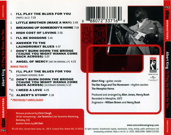 Albert King - I' ll play the Blues for you - CD - Image 2