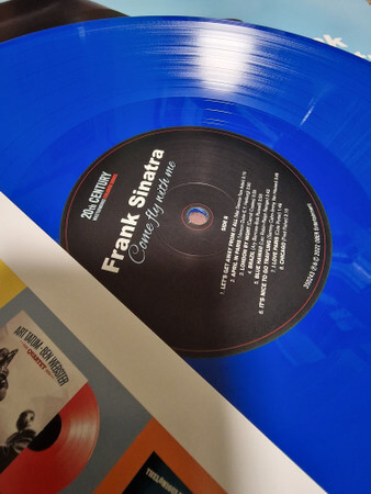 Frank Sinatra – Come Fly With Me (Blue) - Vinyl LP - Image 2