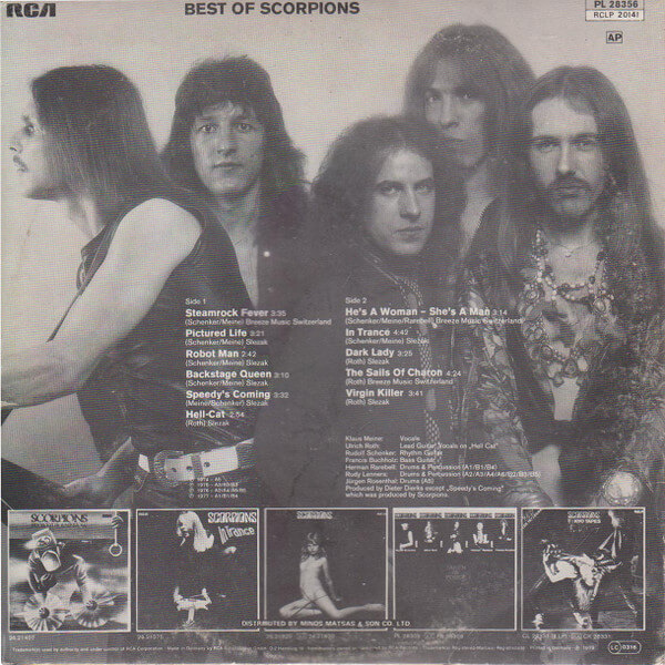 Scorpions - Best of Scorpions - Vinyl LP ( Μεταχειρισμένο) - Image 2