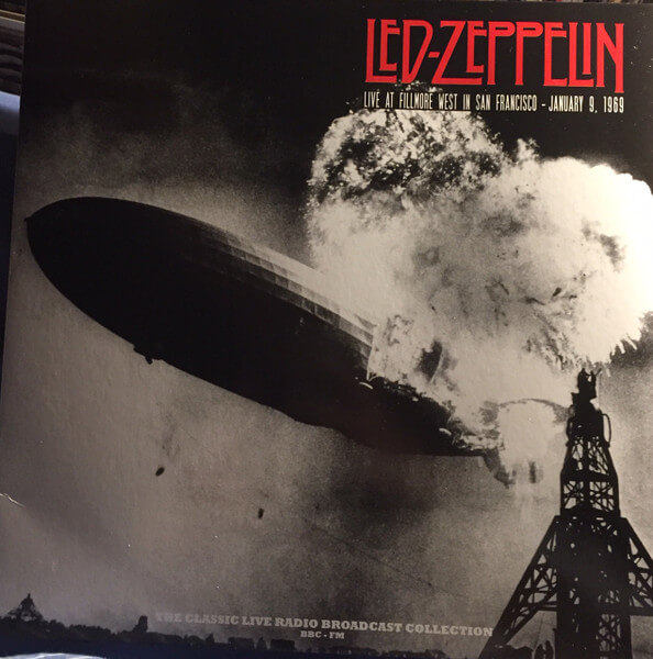 Led Zeppelin - Live at Fillmore West in San Fransisco - January 9 , 1969 - Vinyl LP