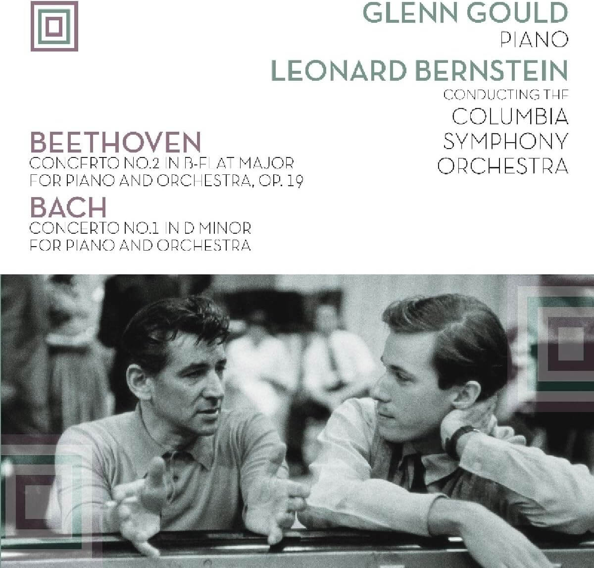 Glenn Gould - Beethoven Concerto No.2 & Bach Concerto No.1 - Vinyl LP