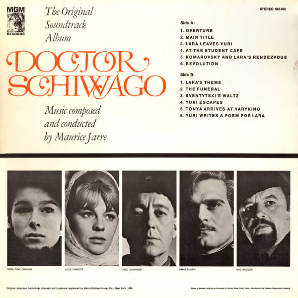 Maurice Jarre – Doctor Schiwago - The Original Soundtrack Album - Vinyl LP ( Μεταχειρισμένο) - Image 3