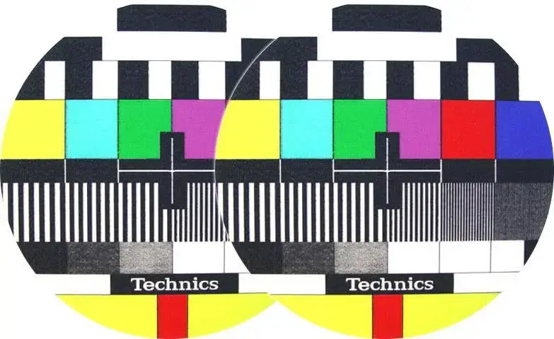 Slipmats - Τσόχες - Technics TV Signal - Pair