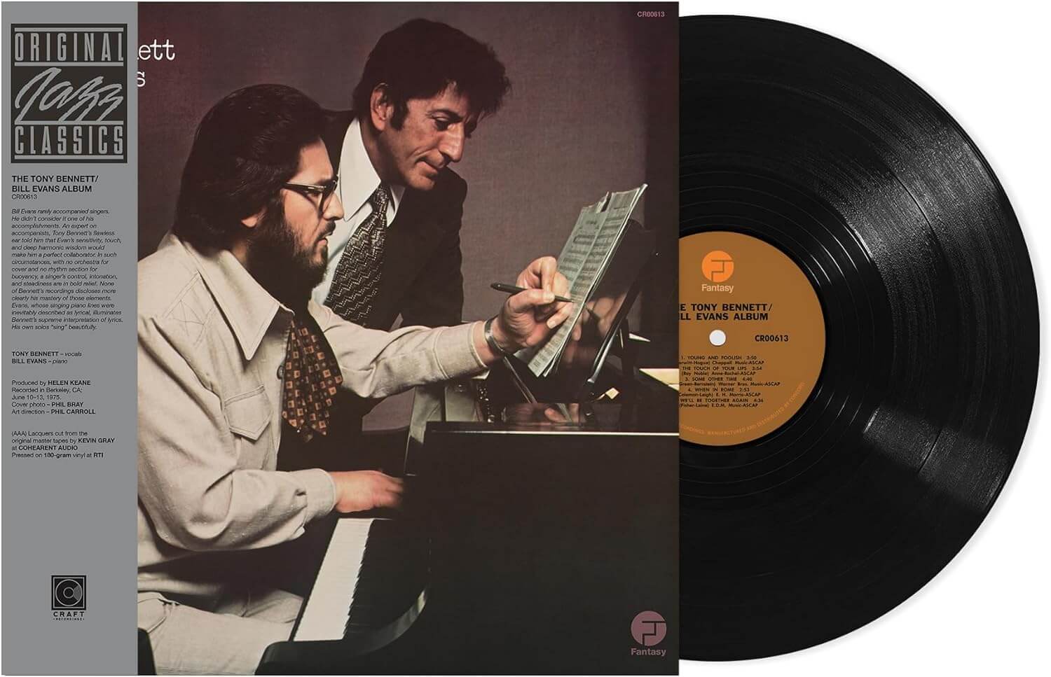 Tony Bennett & Bill Evans - The Tony Bennett Bill Evans Album - Vinyl LP