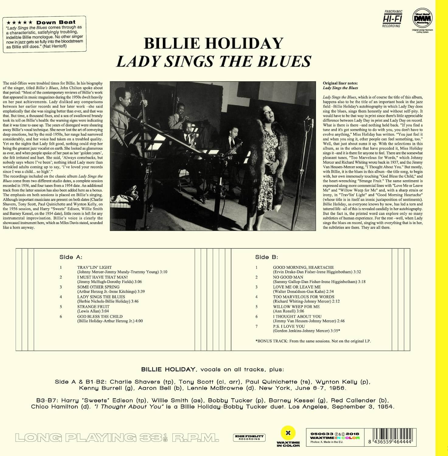 Billie Holiday - Lady Sings The Blues - Vinyl LP - Image 2