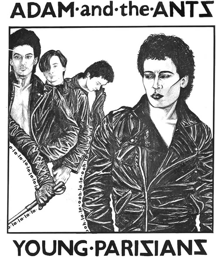 Adam And The Ants - Young Parisians / Lady - Vinyl Single 7"