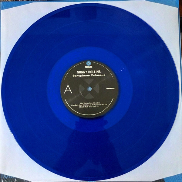 Sonny Rollins – Saxophone Colossus (Blue ) - Vinyl LP - Image 2