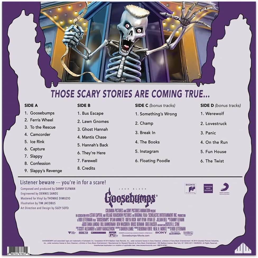 Danny Elfman - Goosebumps (Original Soundtrack) - Vinyl LP - Image 2