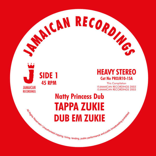 Tapper Zukie - Natty Princess Dub - 10"