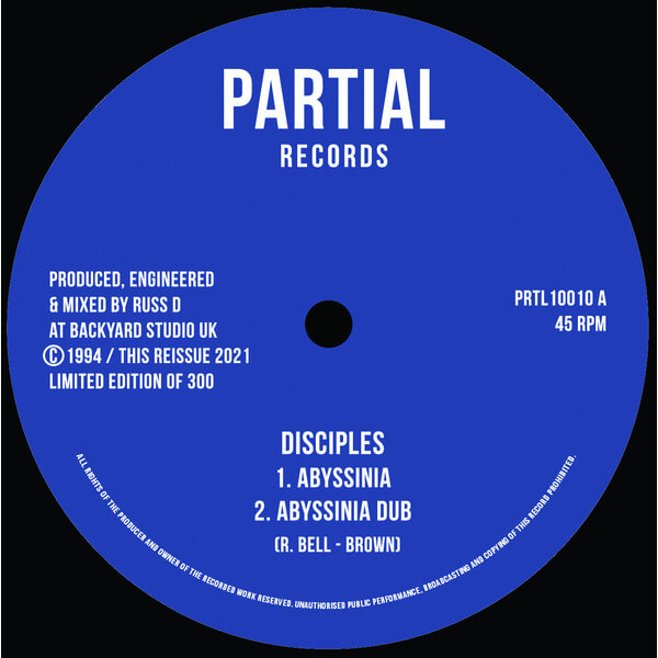 The Disciples - Abyssinia - 10"