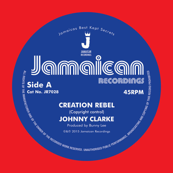 Johnny Clarke - Creation Rebel / Version - 7"