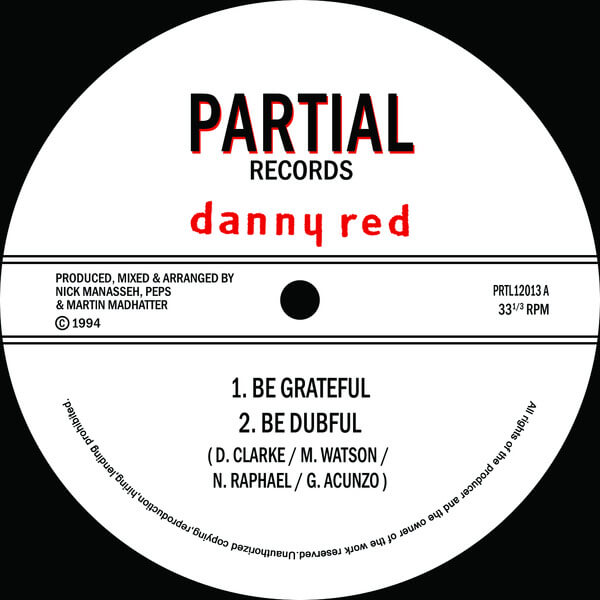 Danny Red - Be Grateful - 12"