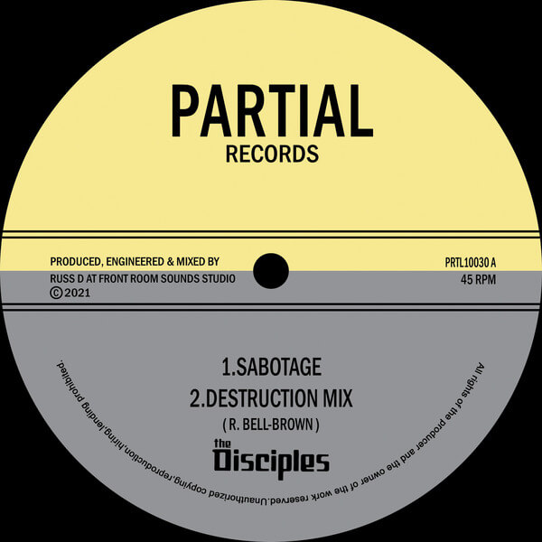 The Disciples - Sabotage - 10"