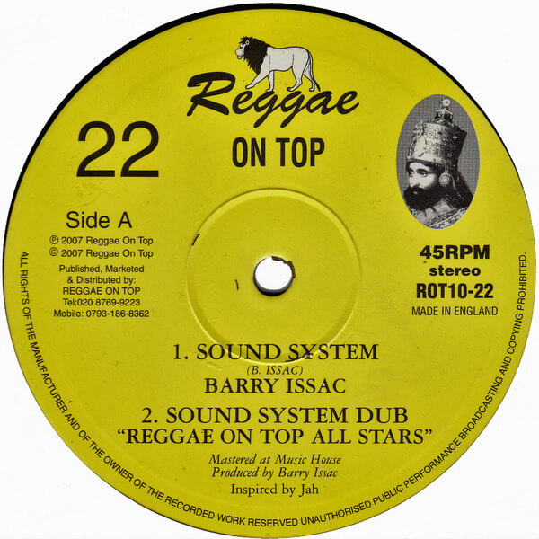Barry Isaac & Amhari - Sound System / King Selassie Is The Greatest - 10"