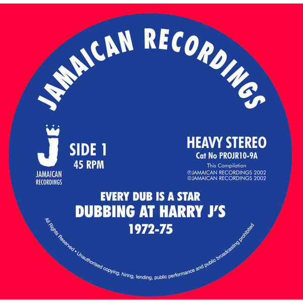 VA - Every Dub Is A Star - Dubbing At Harry J’s 1972-75 - 10"