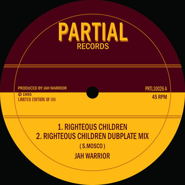 Jah Warrior - Righteous Children - 10"