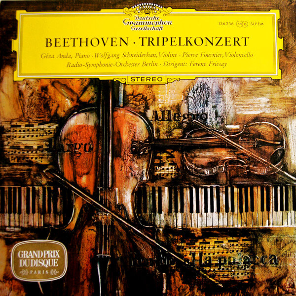 Beethoven - Géza Anda, Wolfgang Schneiderhan, Pierre Fournier, Radio-Symphonie-Orchester Berlin, Ferenc Fricsay – Tripelkonzert - Tripelkonzert - Vinyl LP