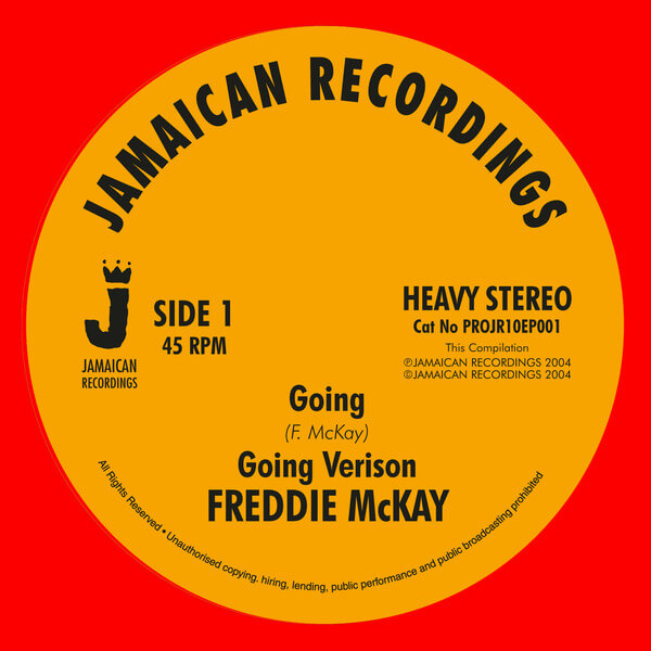 Freddie McKay/Ronnie Davis - Going / Tonight - 10"