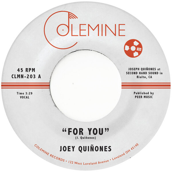 Joey Quinones - Joey Quinones - 7"