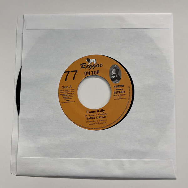 Barry Dread - Come Rally - 7"