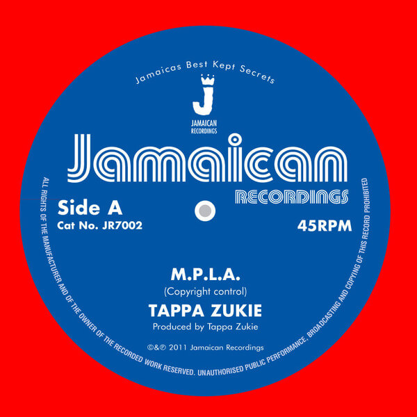 Tappa Zukie - M.P.L.A. - 7"