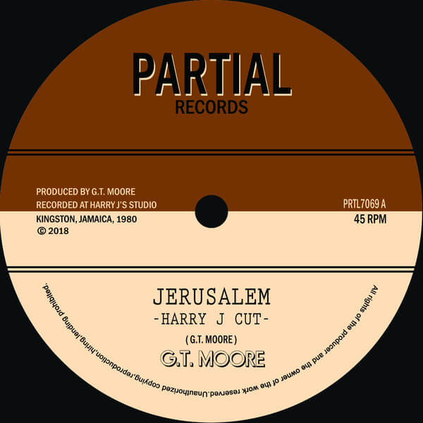 G.T. Moore - Jerusalem – Harry J Cut - 7"