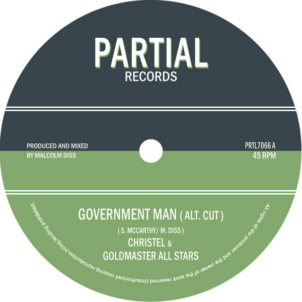 Christel & Goldmaster All Stars - Government Man (Alt Cut) - 7"