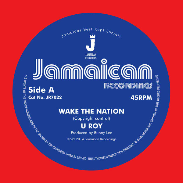 U Roy - Wake The Nation / Non Violence (Version) - 7"