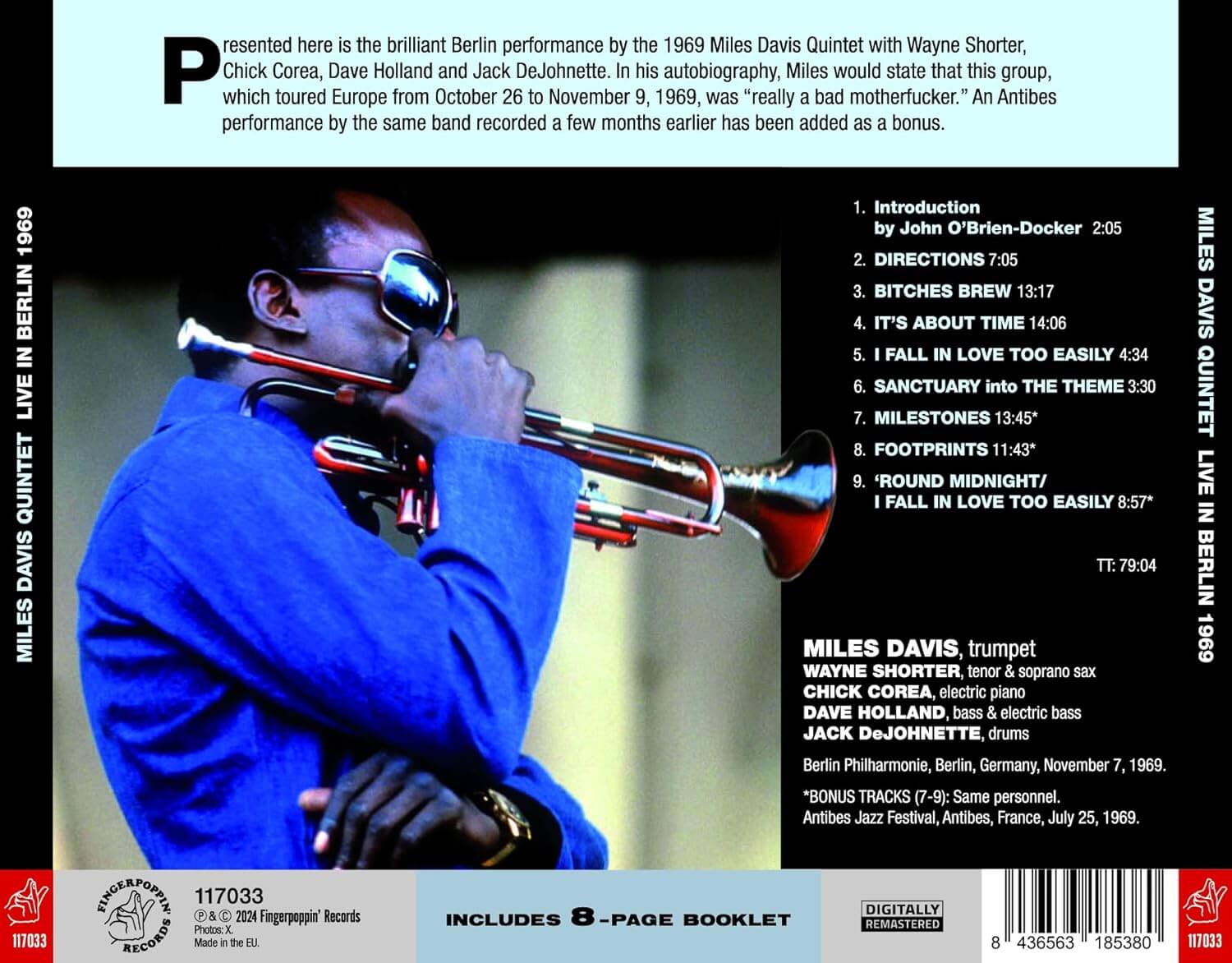 Miles Davis Quintet - Live In Berlin 1969 - CD - Image 2