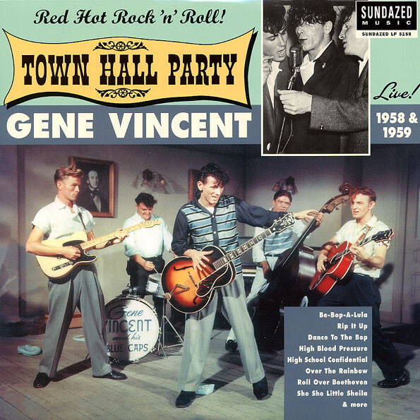 Gene Vincent - Gene Vincent Live At Town Hall Party 1958 & 1959 - LP