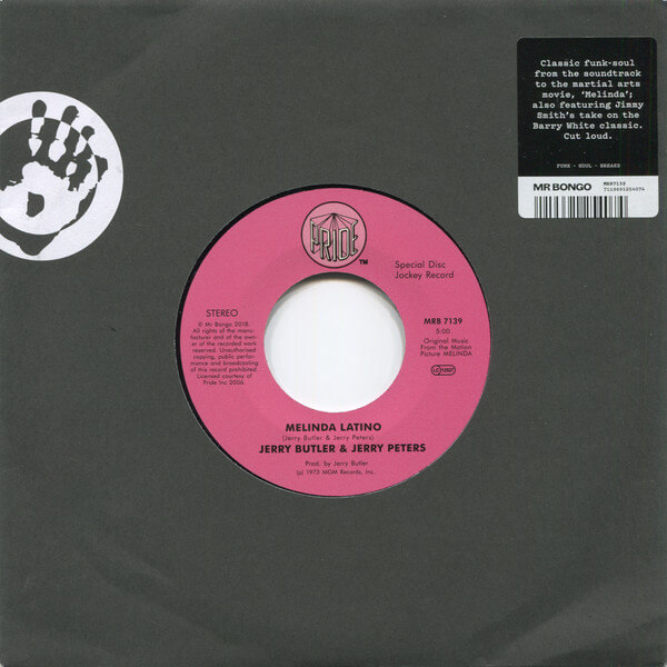Jerry Butler & Jerry Peters - Melinda Latino / Jimmy Smith - I'm Gonna Love You Just A Little Bit More Babe - 7"