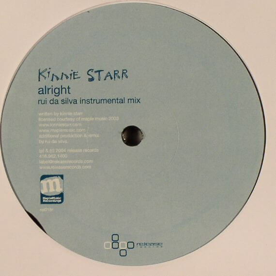 Kinnie Starr – Alright (Rui Da Silva Mixes) - 12'' Maxi Single