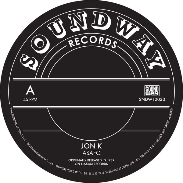 Jon K / Pat Thomas - Asafo / Enye Woa - 12"