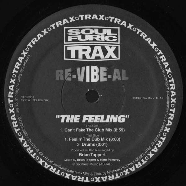 Re-Vibe-Al – The Feeling - 12'' Maxi Single