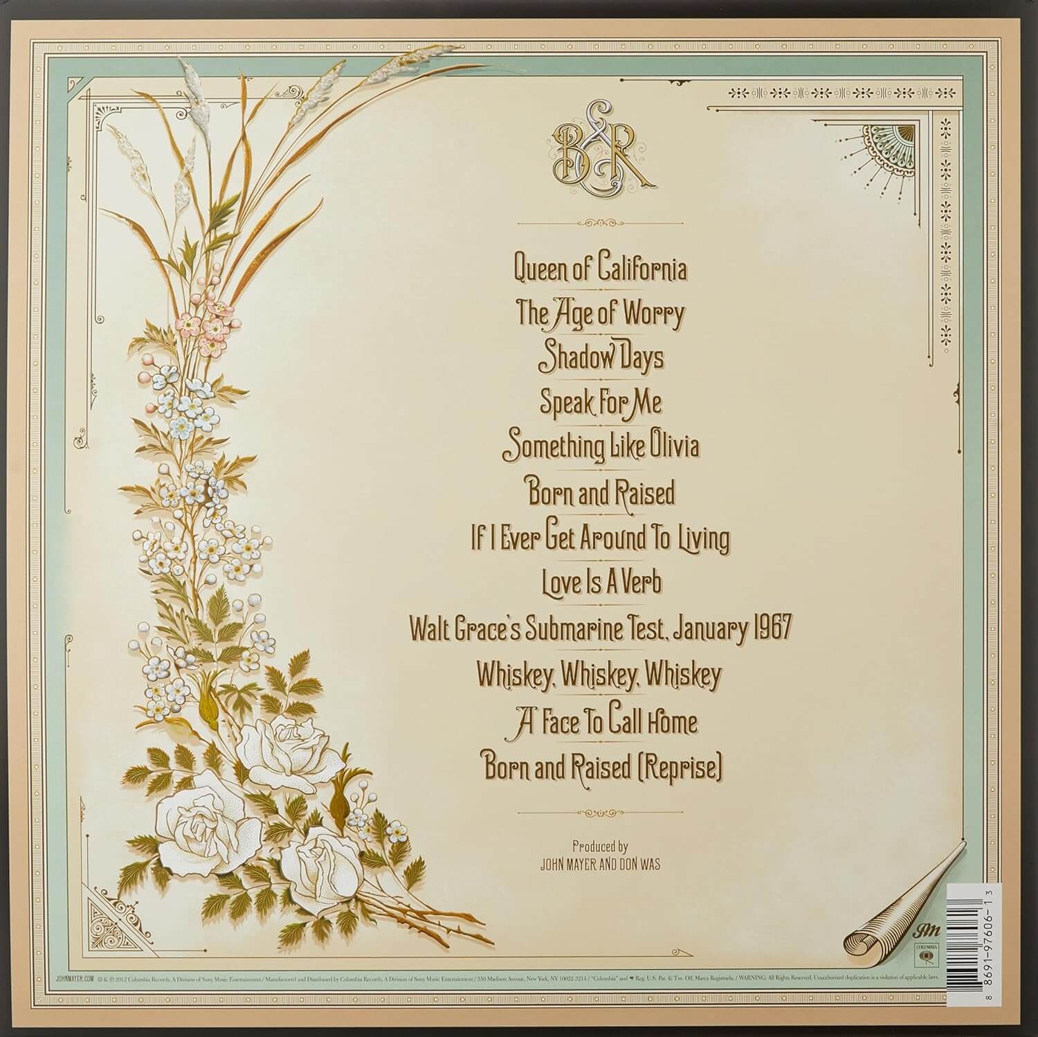 John Mayer - Born And Raised - Vinyl LP - Image 2