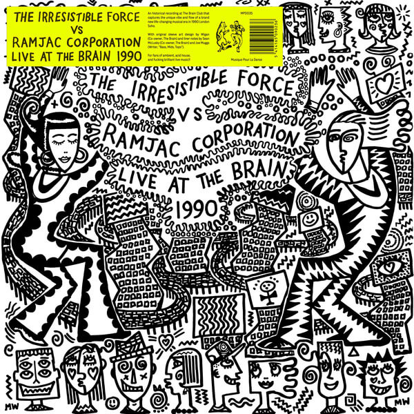 The Irresistible Force vs Ramjac Corporation - Live at the Brain 1990 - LP
