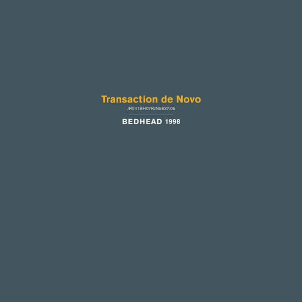 Bedhead - Transaction de Novo - LP