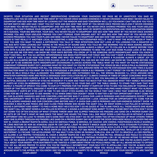 Lust For Youth - Lust For Youth - LP