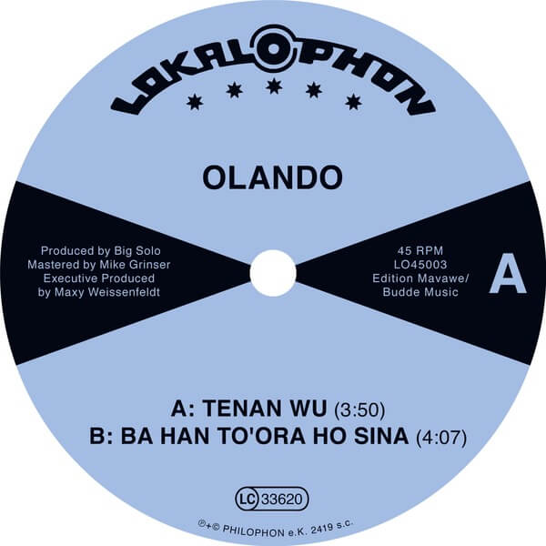 Olando - Tenan Wu - 7"